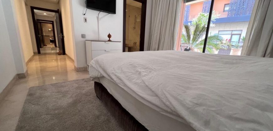 Luxueux appartement 3 chambres à louer en longue à Guéliz Marrakech
