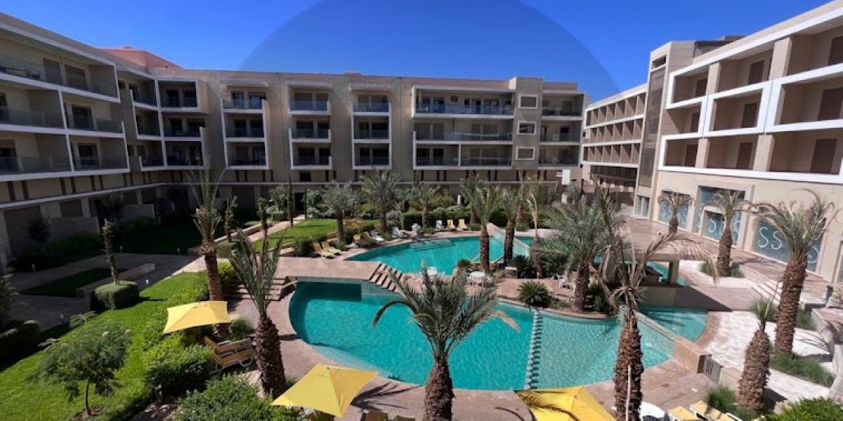 Appartement F1 neuf à louer  Route Casablanca piscine collective